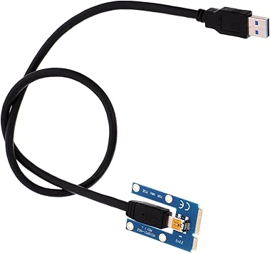 KALLORY Pcie Riser Card External Gpu for Laptop Pcie Mining Graphics Card USB Cable Computer External Gpu Computer Parts Extension