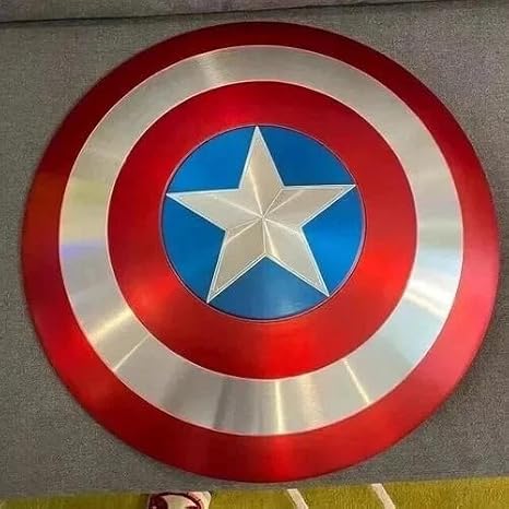 75th Anniversary Avengers Captain America 24" Shield Metal 1:1 Marvel Legends