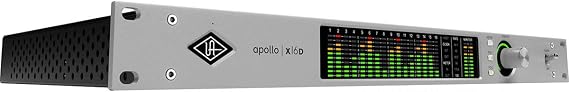 Universal Audio Apollo x16D Rackmount Thunderbolt 3 Audio Interface with Dante and Essentials+ Pug-Ins