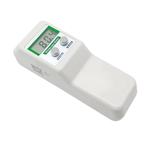 Portable Digital Whiteness Meter for Textile/Paper/Plastic - R457 Blue Light Measurement, 0-199 Range with LCD Display, Battery & Adapter Powered (WSB-1)