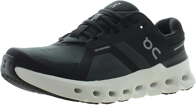 On Cloudrunner 2 Wide Mens Shoes Size 9, Color: Eclipse/Black-Black