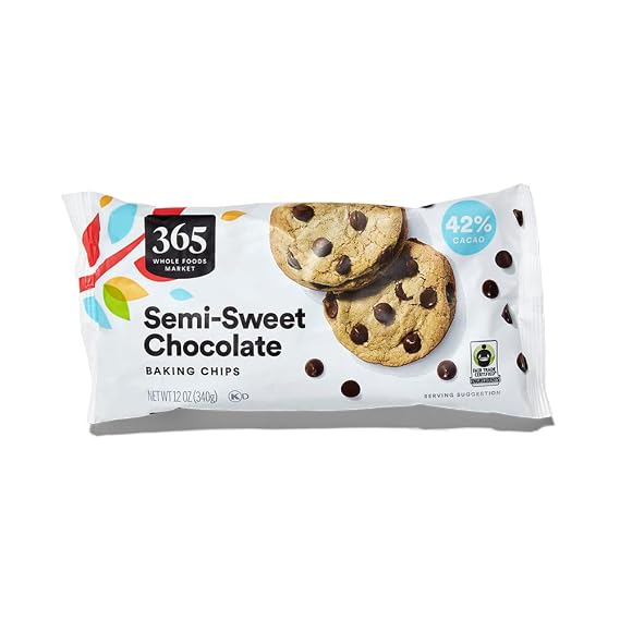 365 by Whole Foods Market, Semi-Sweet Chocolate Baking Chips, 12 oz