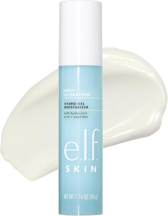 e.l.f. SKIN Holy Hydration! Hydro-Gel Moisturiser, Lightweight Face Moisturiser For Promoting A Bouncy & Plump Complexion