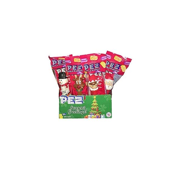 Pez Candy Dispenser Winter Christmas Holiday 12 Pack