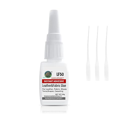 Super Glue for Leather, Instantly Strong Adhesive for Shoes, Tents, Drapes, Carpeting, Furniture Upholstery, Clothing, Bags, Seats, Sofa and PU - Clear, Waterproof, Heat-Resistant