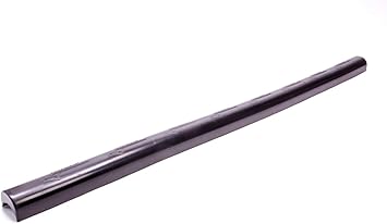 Longacre Roll Bar Padding, High Density Mini, 36 in Long, 1-1/2 to 1-3/4 in Tube, C Shaped, Black, Each