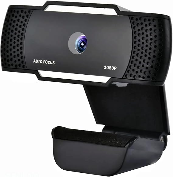 HD Webcam for PC - 1080P Web cam, Web Camera for Desktop Computer, 2 Mics Streaming, Computer Camera, Autofocus USB Webcam for Online Calling/Conferencing/Zoom/Skype/Facetime/YouTube/Laptop/PC