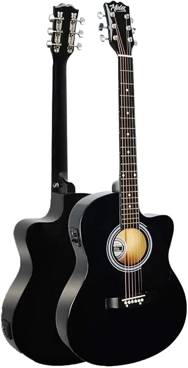 Midex RG-560BK Pack Siyah Elektro Akustik Gitar Full Set Ekolayzerli 40 İnç 4/4 Yetişkin