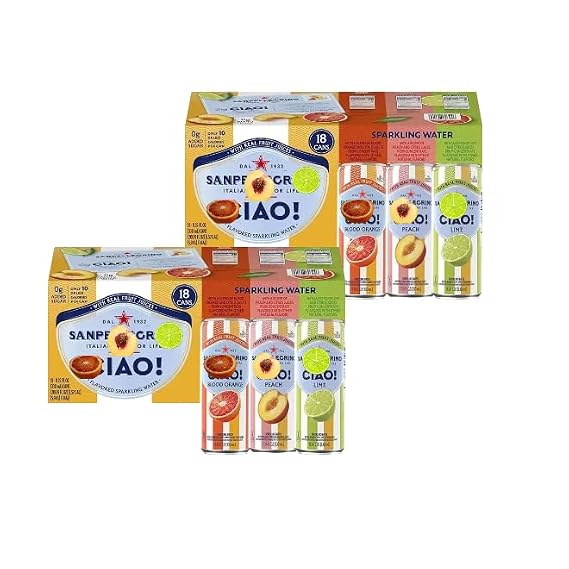 Rainbow Variety Pack, Sparkling water11.15 fl. oz. Cans, 18 Count ((2 Pack))