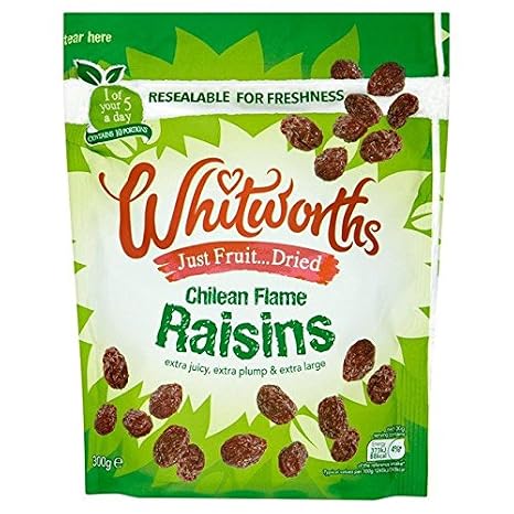 Whitworths Snacking Raisins - 300g (0.66 lbs)