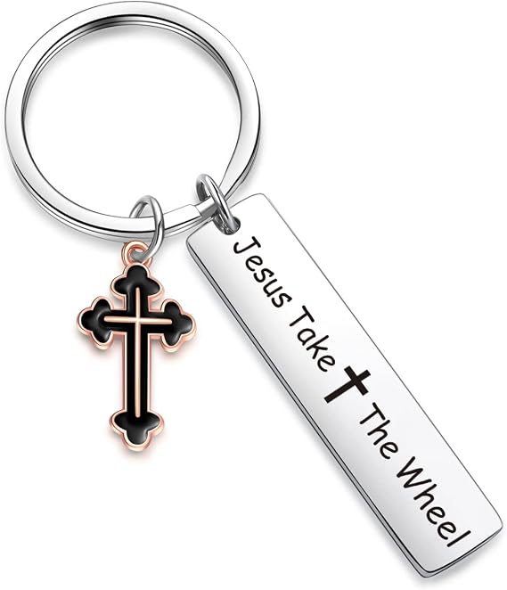 ZNOSVEI Jesus Keychain Driver Keychain Trucker Keychain Driver Thank You Jewelry