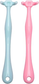 Design Reusable NO-Waste Dental Floss Handle 2 Counts for Adults and Kids Teeth Cleaning Interdental Brush Unflavored Floss Picks Colorful floas Holder Flosser