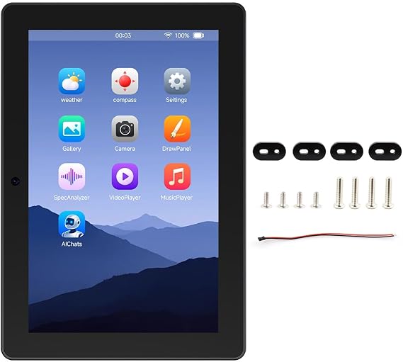 Waveshare ESP32-P4-WIFI6 8inch HMI All-in-One Touch Display Development Board, 10-Point Touch, 800 1280 Resolution, with Dual Microphones and Speaker, Supports Wi-Fi 6 and BLE 5, Without BAT