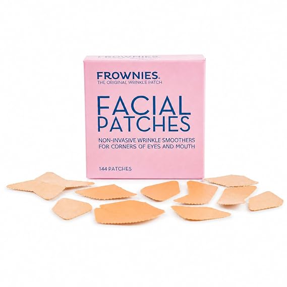 Frownies Corners of Eyes & Mouth Wrinkle Patches, 144 Count | Helps Visibly Soften Crows Feet, Smile Lines & Nasolabial Folds