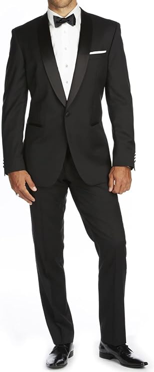 Braveman Men's Shawl Lapel Runway Tuxedo