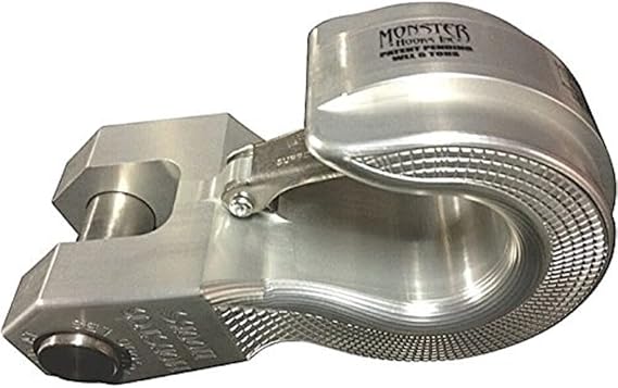 MONSTER HOOK MH-SW1S Tow Hook, Silver