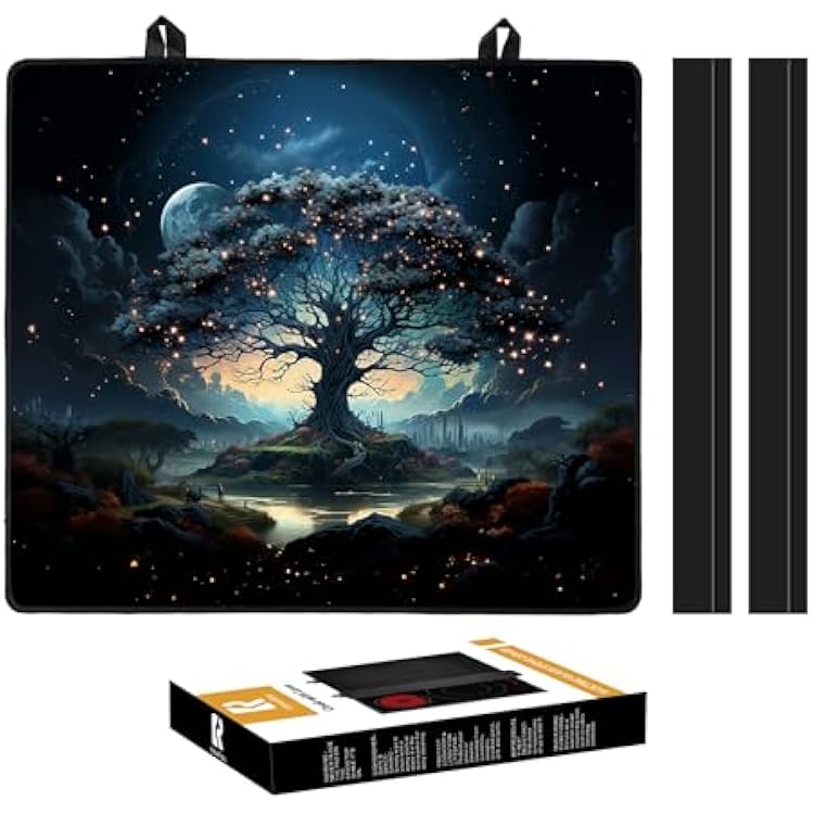 KitchenRaku Stove Cover, Stove Top Covers for Electric Stove, Ceramic Glass Cooktop Protector, Electric Stove Cover, Glass Top Stove Cover, 52x78cm Huge Tree Pattren