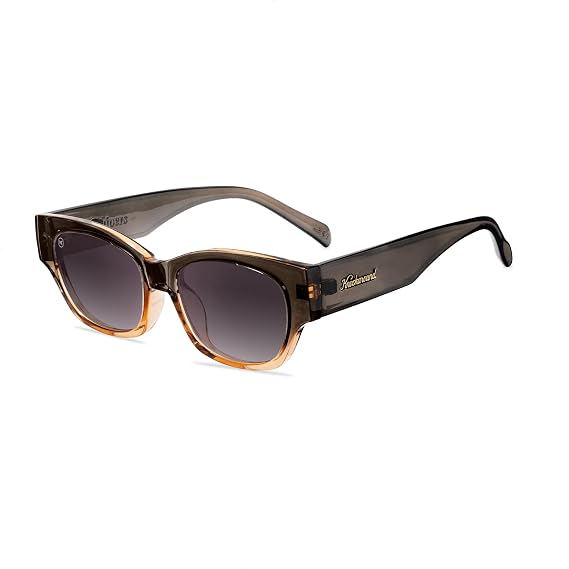 Knockaround Trendy Narrow Cat Eye Rectangle Polarized Sunglasses for Women