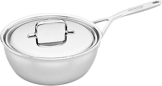 Demeyere 5-Plus Stainless Steel 3.5-qt Saucier