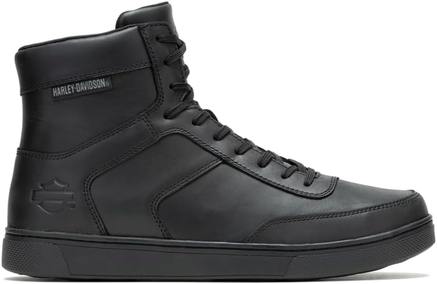 Harley-Davidson Footwear Mens Grady Lace Up Sneakers Shoes Casual - Black