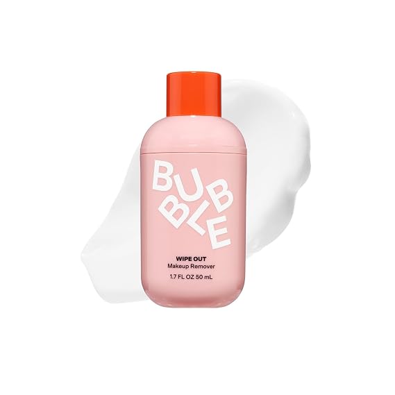 Bubble Skincare Wipe Out Makeup Remover - Hydrating Face & Eye Makeup Remover Enriched with Vitamins & Antioxidants - Fragrance-Free Skin Care Suitable For All Skin Types (50ml)
