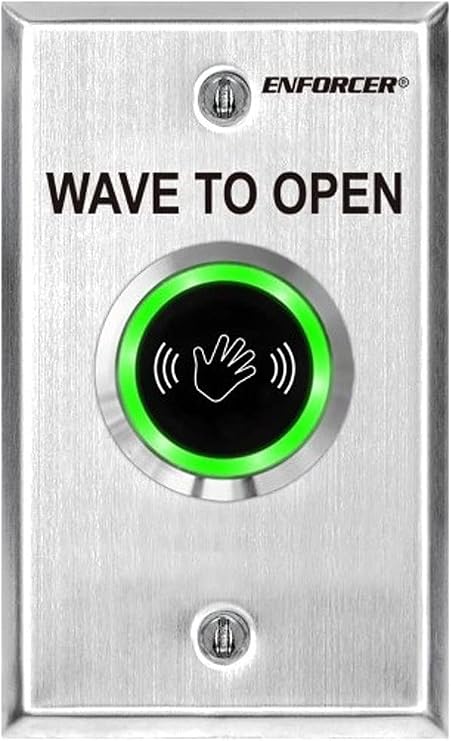 Seco-Larm Enforcer No Touch Request-to-Exit Plate, Outdoor (SD-9263-KSQ)