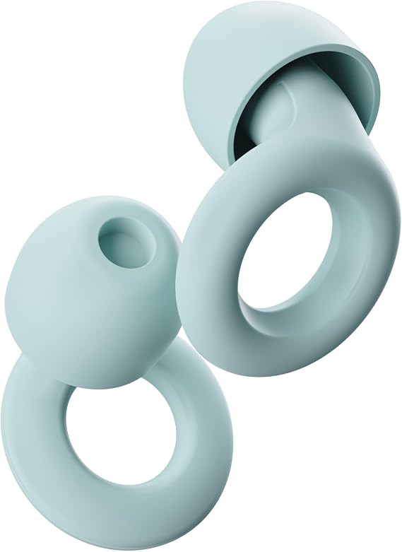 Loop Quiet Ear Plugs for Noise Reduction Super Soft, Reusable Hearing Protection in Flexible Silicone for Sleep, Noise Sensitivity - 8 Ear Tips in XS/S/M/L 24dB & NRR 14 Noise Cancelling - Mint