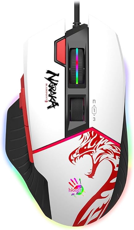 A4-Tech Bloody W95 Max 12K CPI Sports Naraka RGB Optik Gaming Mouse