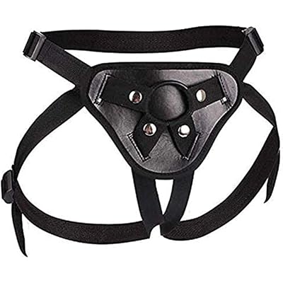 Adjustable Belt Female female Strapless Panties Underwear for Men Women Couples role play Triangular underwear BlackLarge1