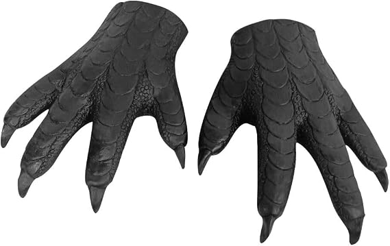 XGOPTS Halloween Animal Bird Claws Gloves Scary Latex Eagle Nail Paw Gloves