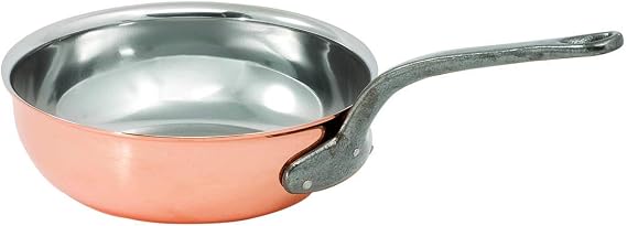Matfer Bourgeat Copper Flared Saute Pan, 6 1/4"