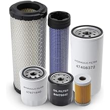 Maintenance Filter Kit Fits for New Holland TC35A TC35D TC35DA TC40A TC40D TC40DA TC45A TC45DA Tractor #Oil Filters 84475542, Fuel Filter 84477366, Hydro Filters 47671640, Air Filter 87682998