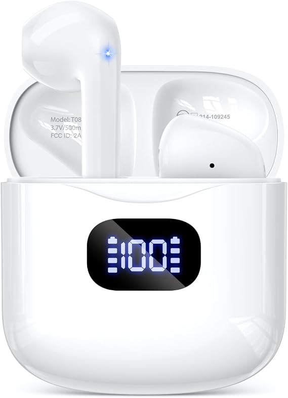 KTGEE Wireless Earbuds Bluetooth 5.3 Ear Buds Headphones, 40Hrs Playback