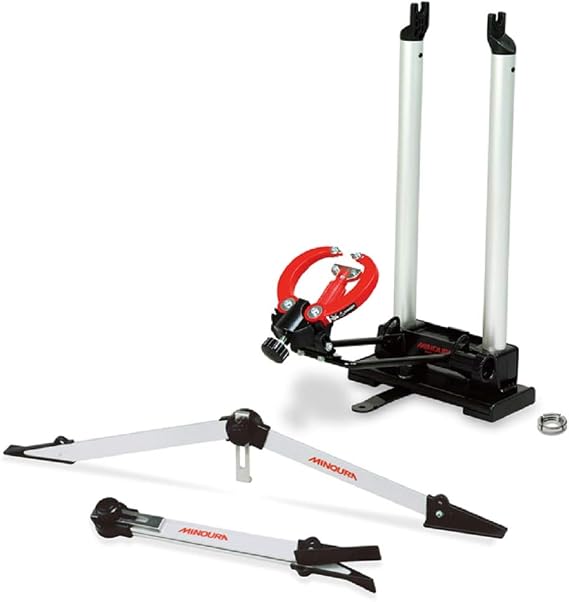 MINOURA Bicycle Sway Stand FT-1 Combo 3 Piece Set of Rim Swivel, Wheel Center Gauge, Nipple Wrench