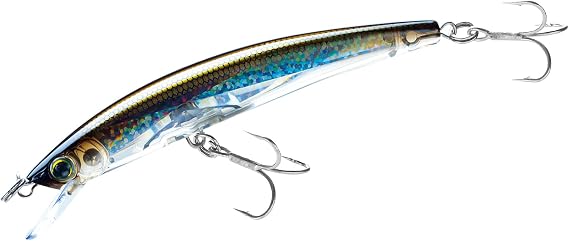 Yo-Zuri (13cm, Silver Bronze) - Crystal 3D Minnow Floating Lure