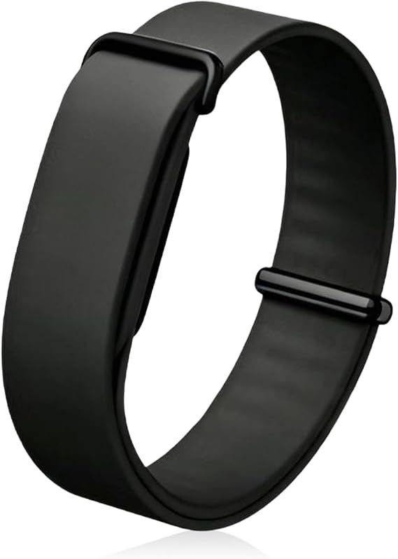 Google Fitbit Air対応バンド スクリーンレスアクティビティトラッカー、ソフトシリコン交換用ストラップ、防水スポーツリストバンド、調節可能なフィットネストラッカーバンド 男女兼用