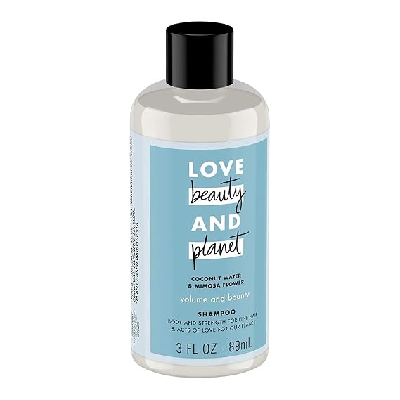 Love Beauty & Planet Coconut Water & Mimosa Flower Shampoo, 3.0 Ounce