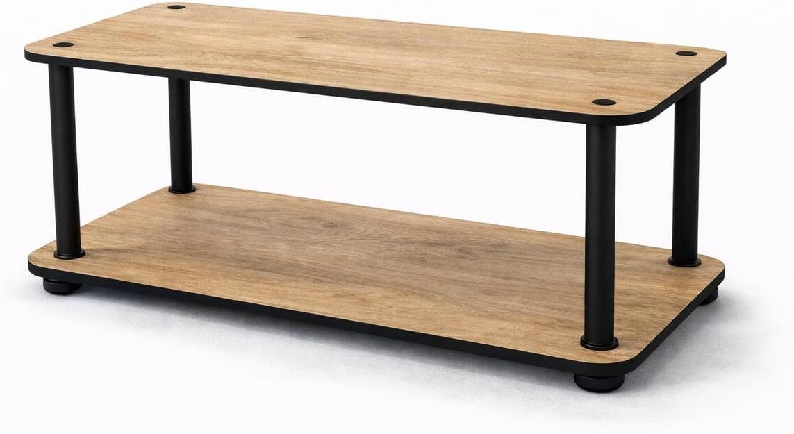 Volrant Orta Sehpa Modern Dikdörtgen Sehpa 70x30x38 cm – MDF Malzeme, Dekoratif Salon Sehpası, Raflı Tasarım Mese