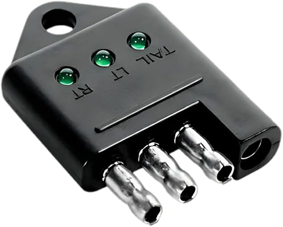 4 Pin Trailer Tester Connector, with LED Indicators (1PC)
