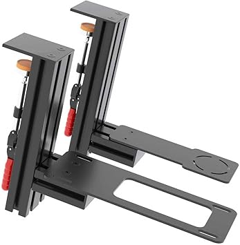 Skyforge HOTAS Desk Mount Adjustable Joystick & Throttle Desk Clamp Holder Universal Flight Simulator Bracket for Thrustmaster Warthog & WinWing Orion 2 Sturdy Black