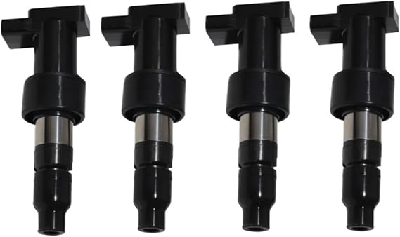 4 Pics Auto Ignition Coil Compatible With Jaguar S-Type 3.0L 1999-2008 XF 3.0L 2007-2015 XJ6L 3.0L XJL 3.0L X-Type 2.5L 2003-2009 C2S42673