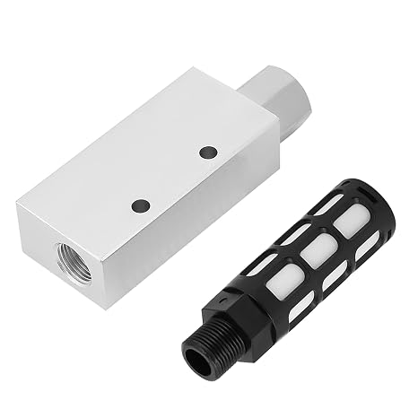 Venturi Vacuum Pump, Air Compressor Pneumatic Vacuum, Venturi Valve Pneumatic Vacuum CV-20HS Pneumatic Air Exhaust Vacuum Generator Ejector with Vacuum Generator