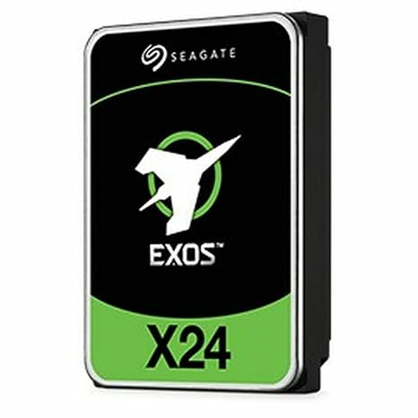 Seagate Exos X24 16TB Enterprise Internal Hard Drive HDD - 6GB/s SAS 7200RPM 2.5M MTBF (ST16000NM002H)