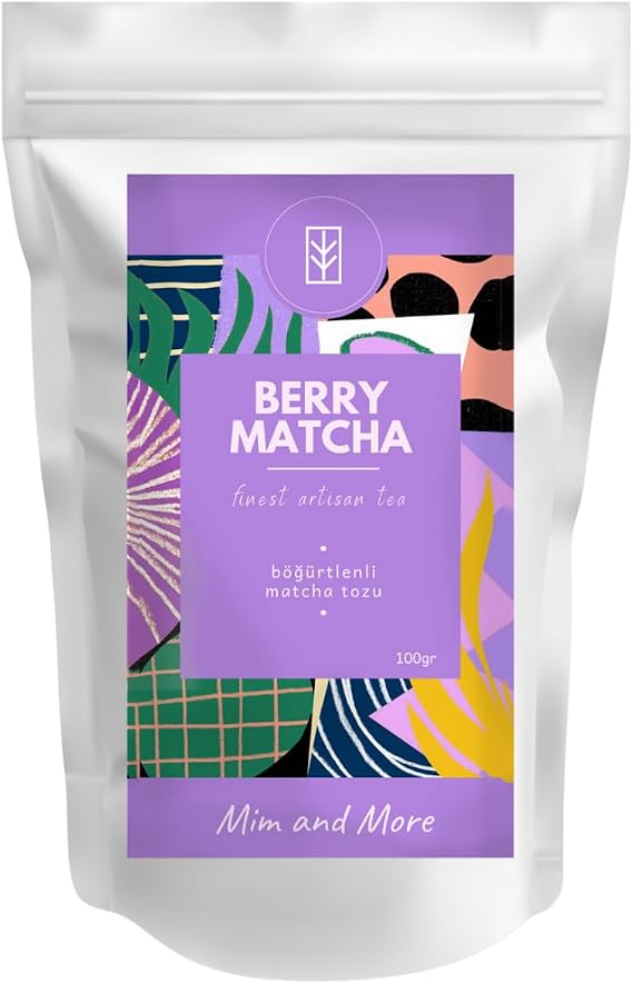 Mim and More Berry Matcha Böğürtlenli Matcha 100 gr