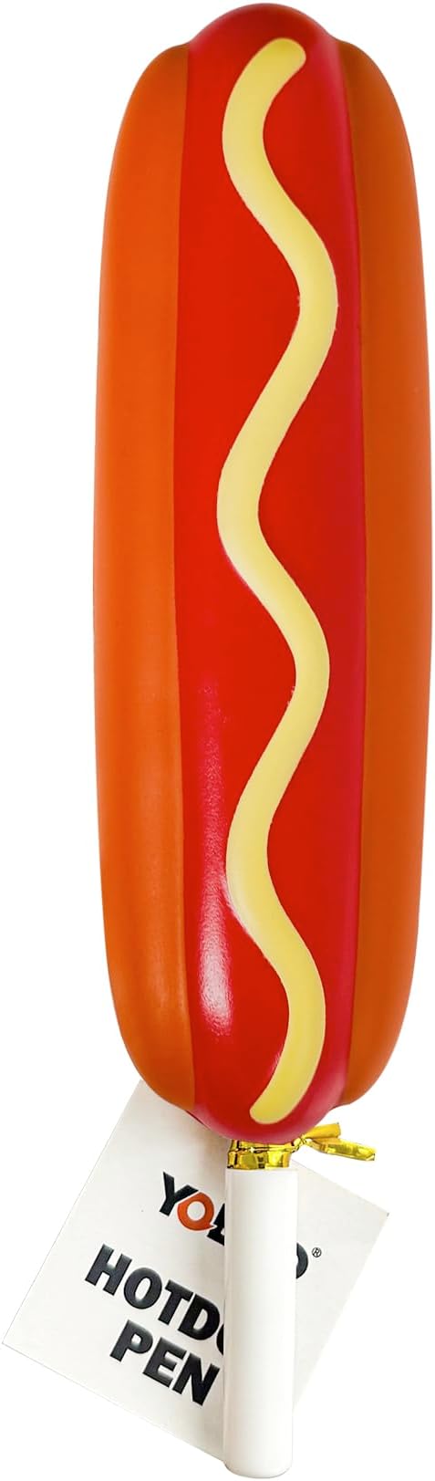 YOBRO Hotdog Writing Pen-Bouncy PU Novelty Writing Pen, Fun Food-Shaped Office & School Supplies, Cute Gag Gift for Friends,Back to School