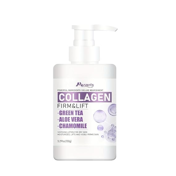 Collagen Body Lotion With Aloe vera, Green tea, Chamomile | Gentle Body Lotion | Repair Skin Moisturizer Lotion | Body and Face Moisturizer for Dry Skin - 150 ML