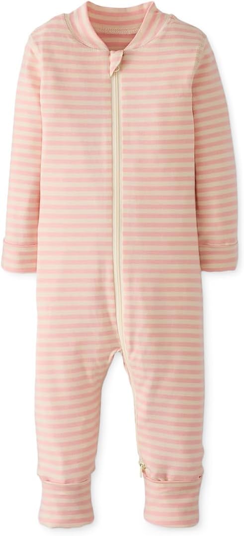 Hanna Andersson Baby Girls' Striped 2-way Zip Sleeper in HannasoftTM (Infant/Toddler)