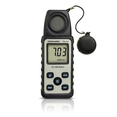 Mini Pocket Ultraviolet Strength Meter, Solar Ultraviolet Strength Tester, UVA+UVB Radiation Meter TM-223