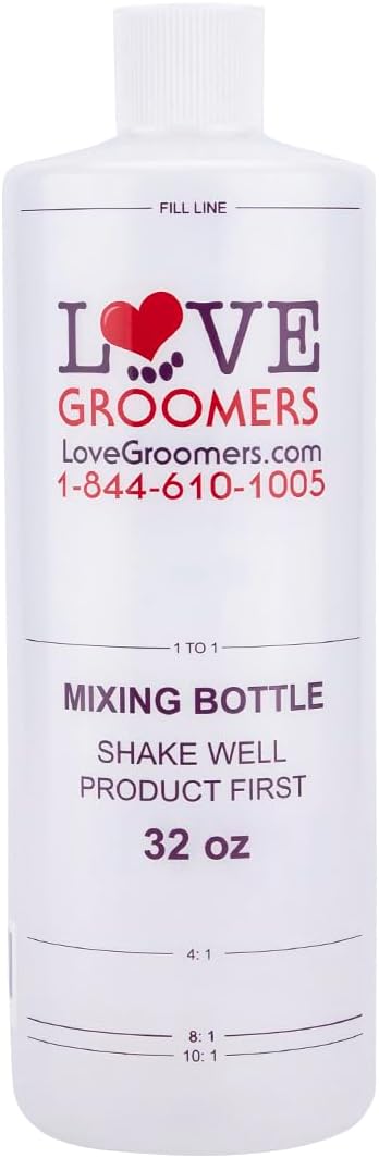 GROOMER ESSENTIALS 32oz Dilution Bottles - Set of 4