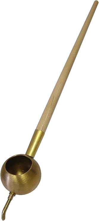 Lexicon Select Brass Tjanting Tool, 35mm Bowl, 1.0mm Spout for Batik Craft with Hints & Tips Guide